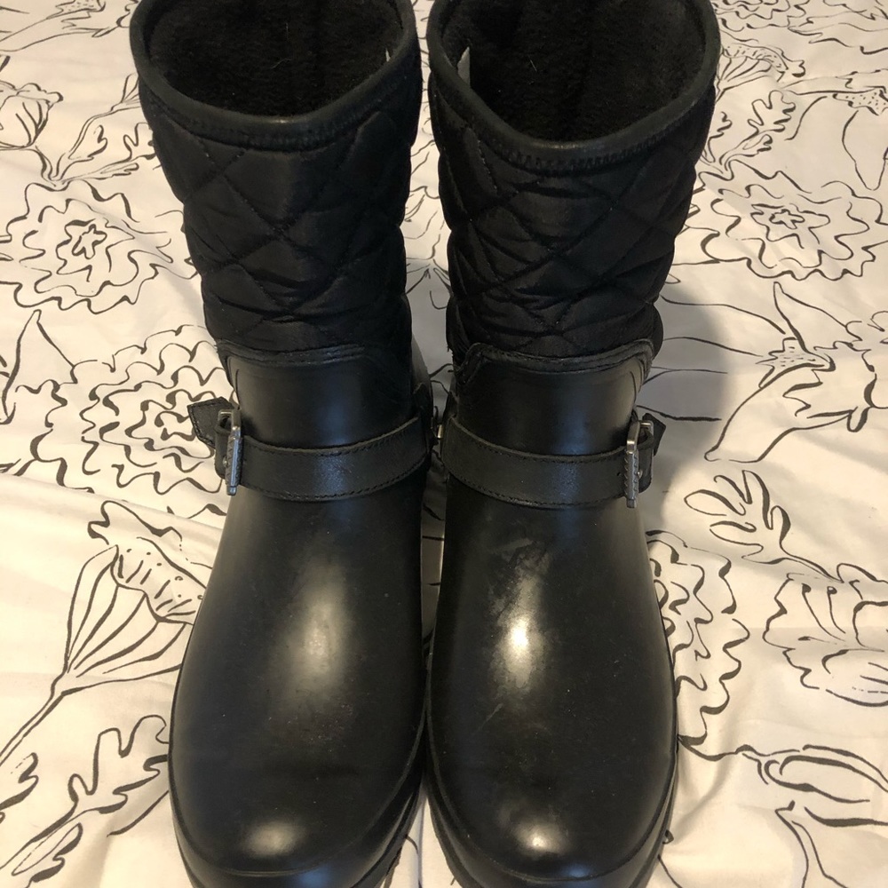 Black Sperry Boots